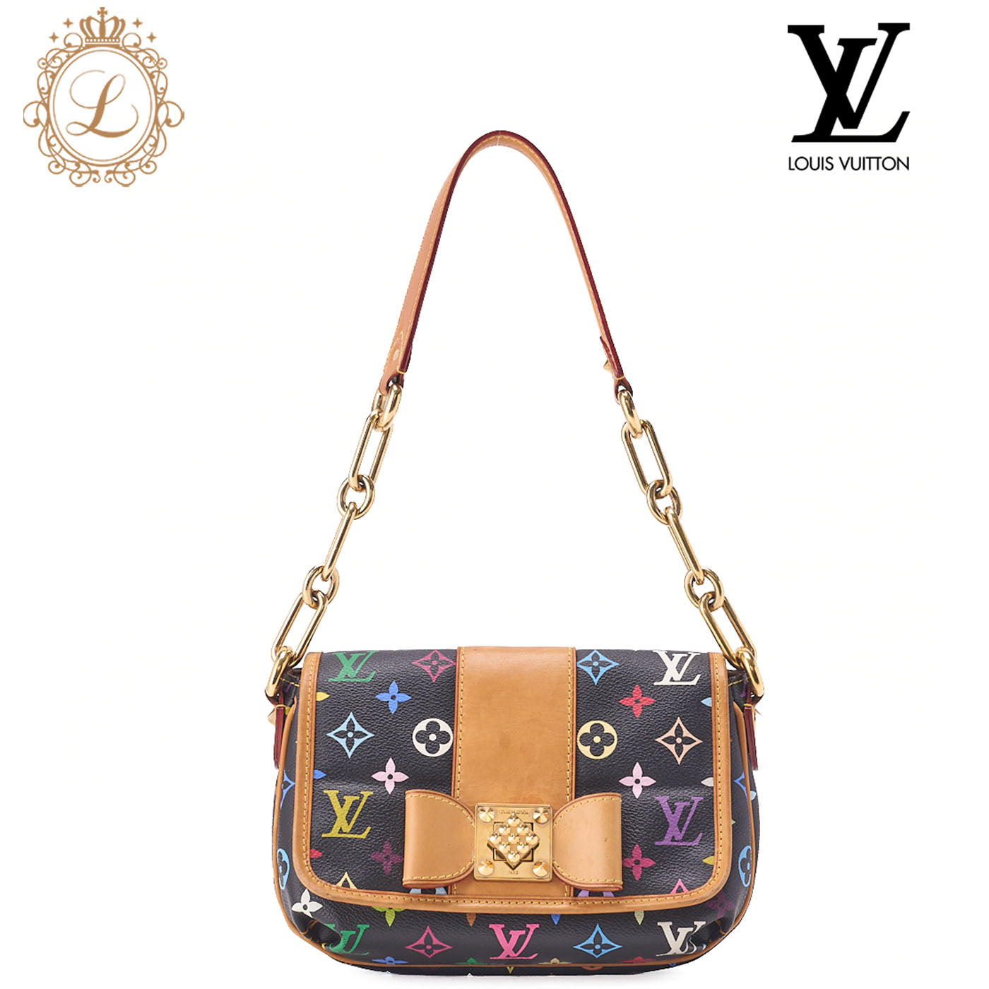 LOUIS VUITTON Louis Vuitton Monogram Multicolor Patty M40306 Gold-Tone Hardware, Pre-Owned