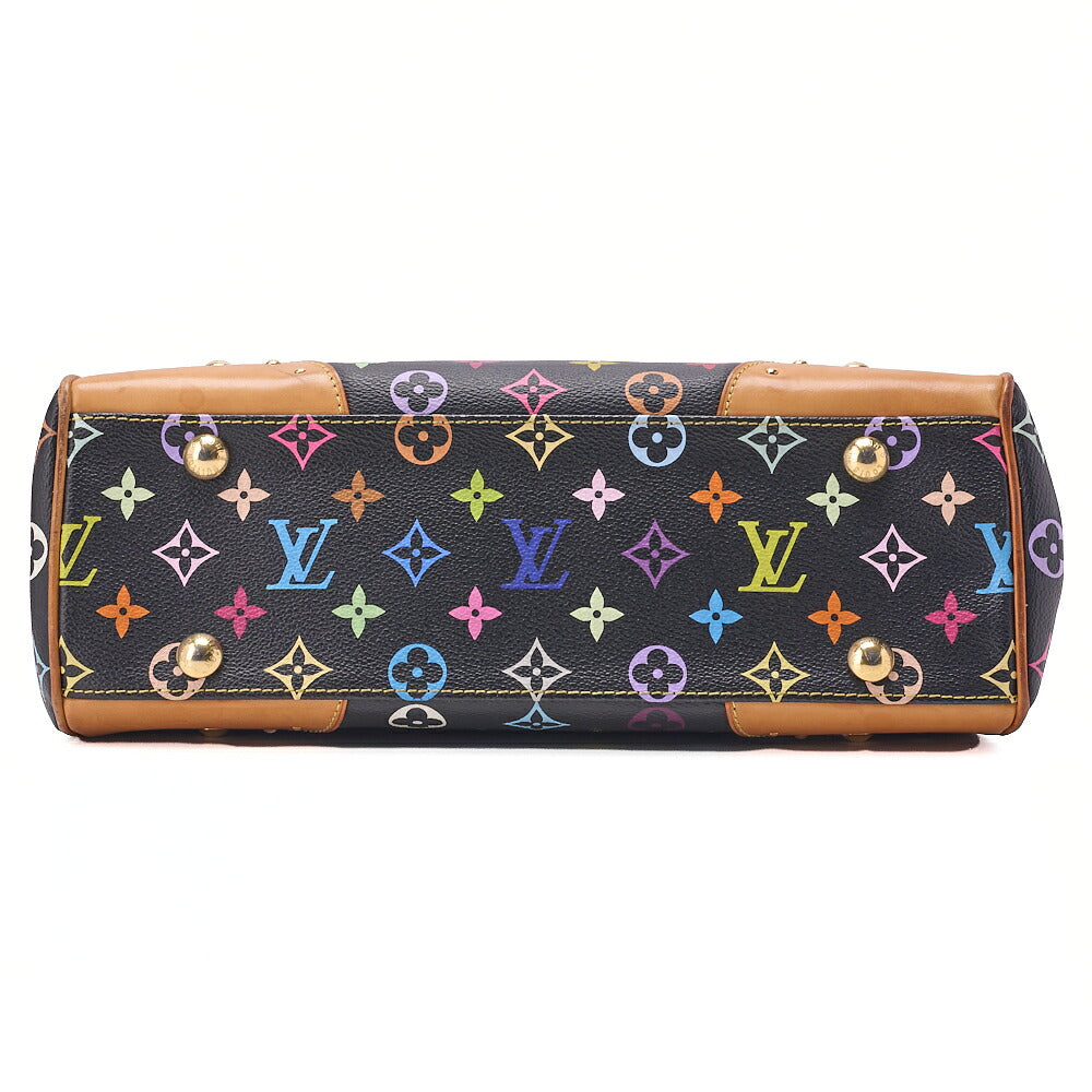 LOUIS VUITTON Louis Vuitton Monogram Multicolor Beverly MM Handbag M40204 Gold-Tone Hardware, Pre-Owned