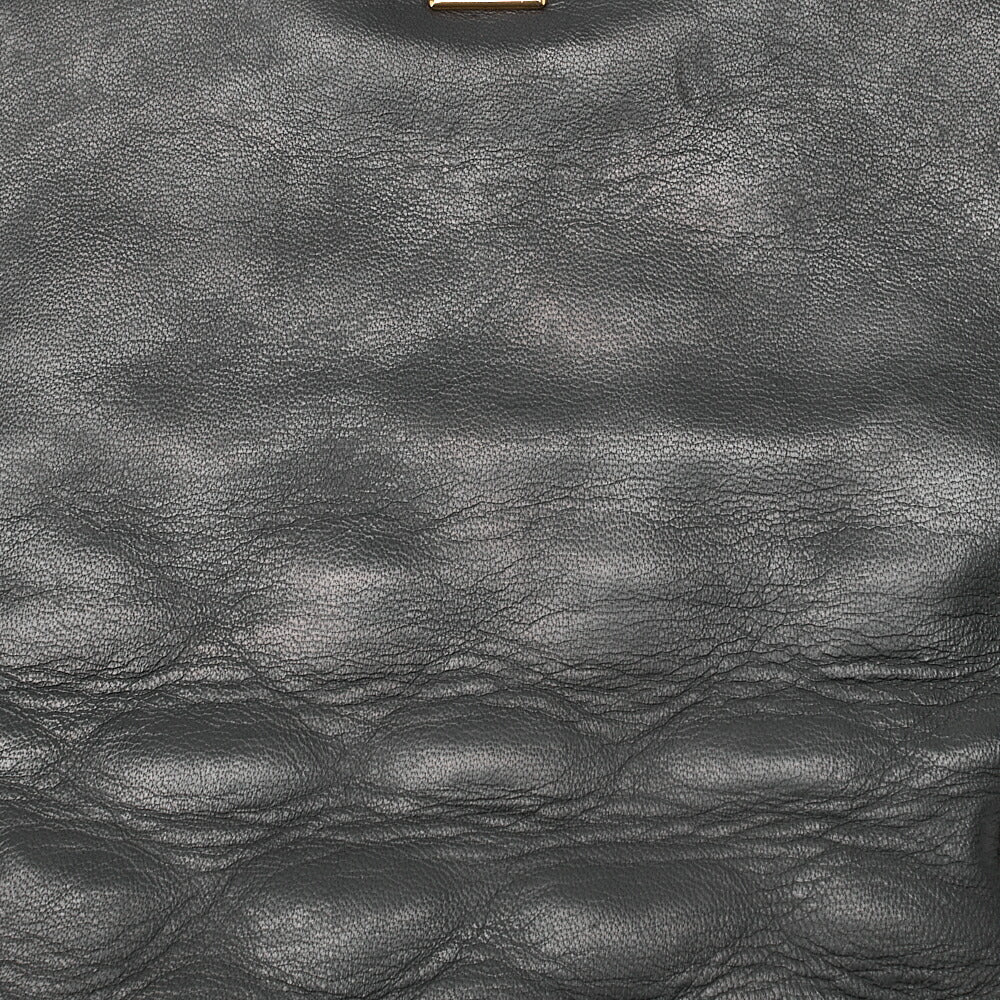 CHANEL Matelassé Diana Flap 25cm Chain Shoulder Lambskin Black Gold-Tone Hardware, Pre-Owned