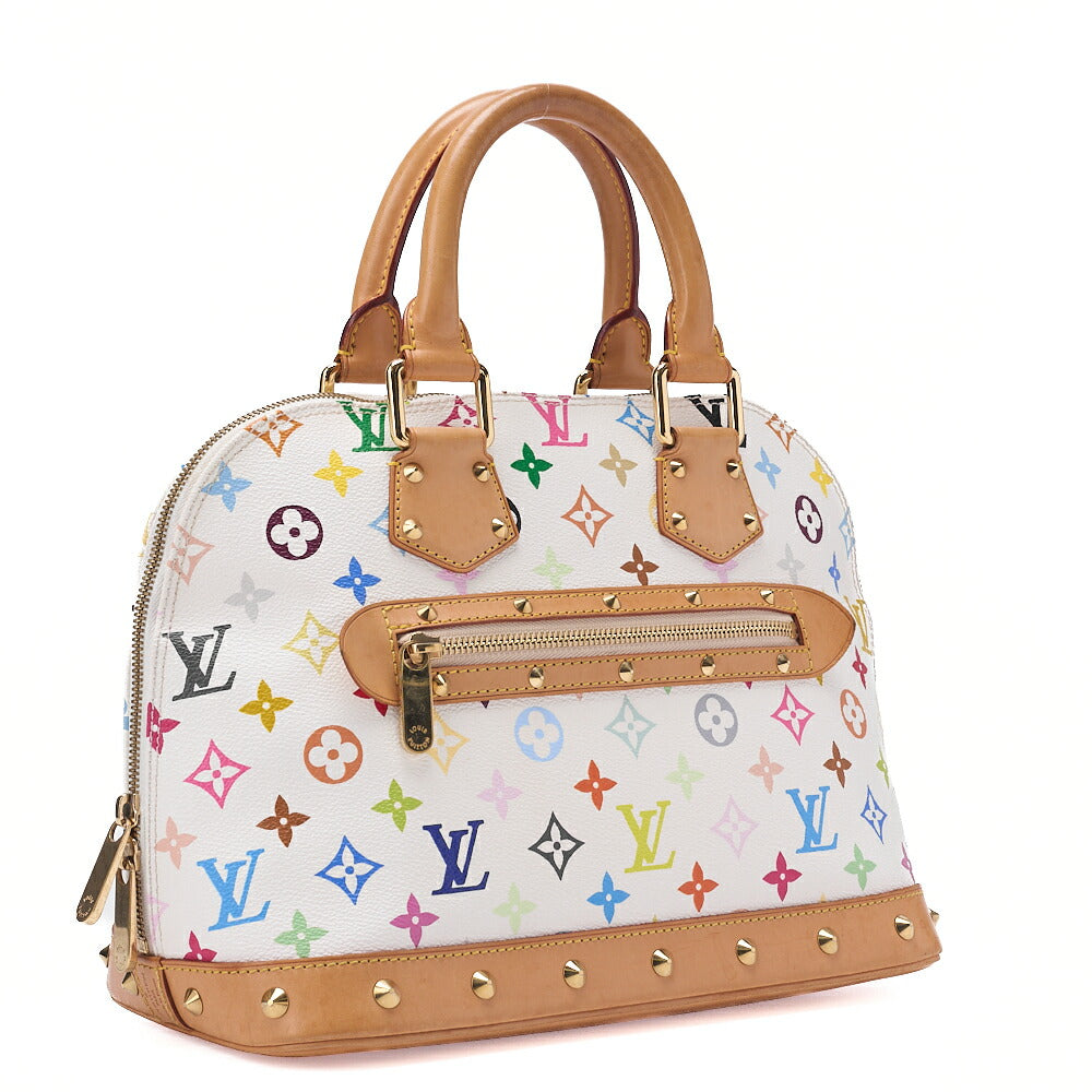 LOUIS VUITTON Louis Vuitton Monogram Multicolor ALMA PM M92647 Handbag Gold-Tone Hardware, Pre-Owned