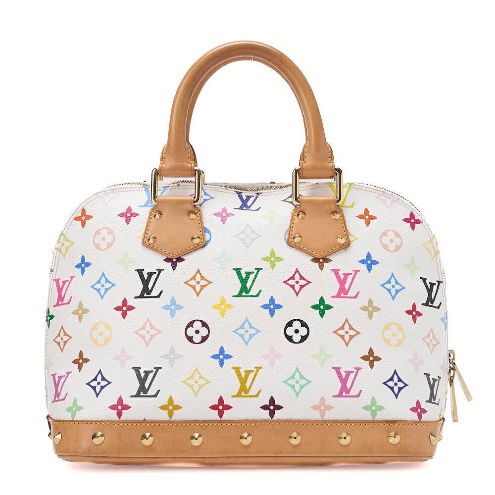 LOUIS VUITTON Louis Vuitton Monogram Multicolor ALMA PM M92647 Handbag Gold-Tone Hardware, Pre-Owned