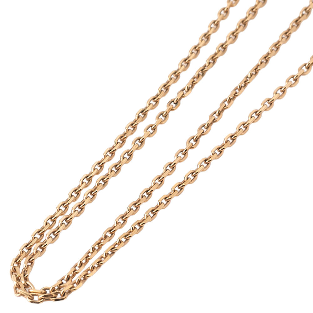 HERM? S Hermes Mini Pop H Necklace Black GP Gold-Tone Hardware, Pre-Owned