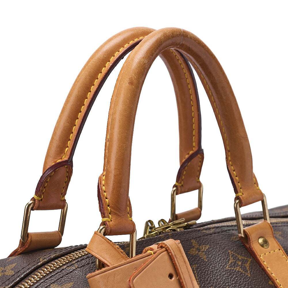 LOUIS VUITTON Louis Vuitton Monogram Keepol bandouliere 55 Boston Bag Brown Gold-Tone Hardware, Pre-Owned