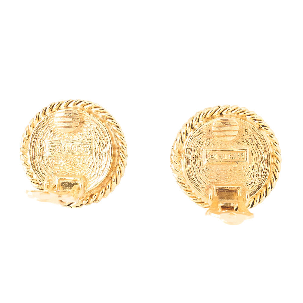 CHANEL Pearl Earrings 2106 Earrings GPx Faux Pearls Gold-Tone Hardware, Pre-Owned