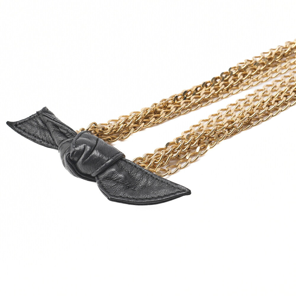 CHANEL Coco Mark V Flap Push Lock 6-Strand Chain Shoulder Black Gold-Tone Hardware, Pre-Owned