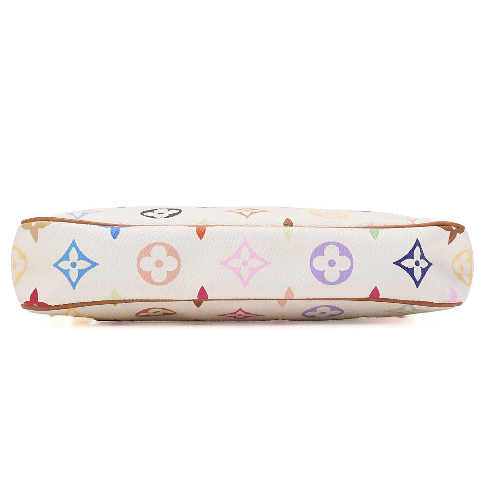 LOUIS VUITTON Louis Vuitton Monogram Multicolor Accessoir One Shoulder M92649 White Gold-Tone Hardware, Pre-Owned