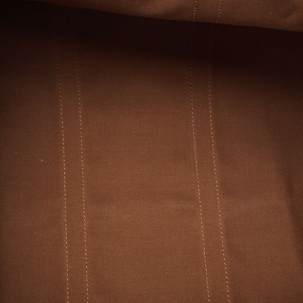 LOUIS VUITTON Louis Vuitton Monogram Keepol Handbag 55 Boston Bag Brown Gold-Tone Hardware, Pre-Owned