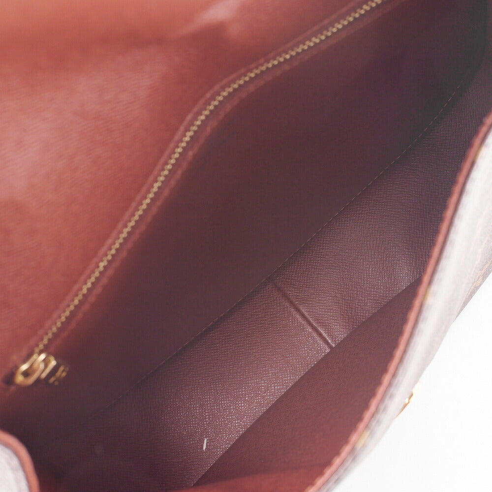 LOUIS VUITTON Louis Vuitton Monogram Sunclus Shoulder Bag M51243 Brown Gold-Tone Hardware, Pre-Owned