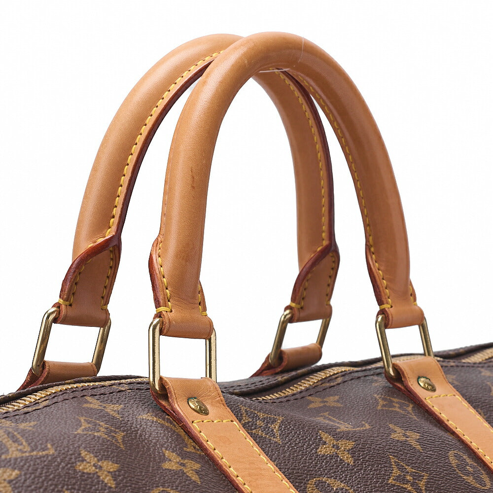 LOUIS VUITTON Louis Vuitton Monogram Keepol Bandouliere 55 Boston Bag Brown Gold-Tone Hardware, Pre-Owned