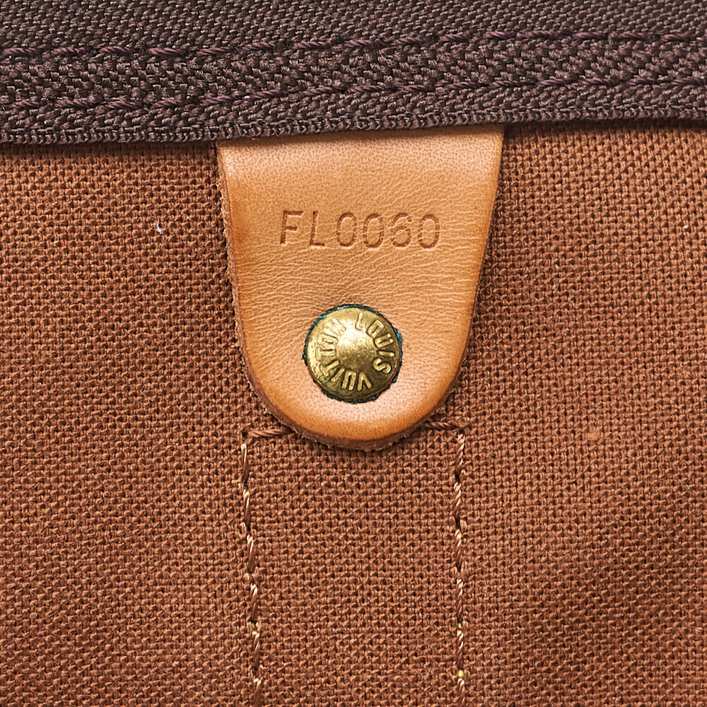 LOUIS VUITTON Louis Vuitton Monogram Keepol Bandouliere 55 Boston Bag Brown Gold-Tone Hardware, Pre-Owned