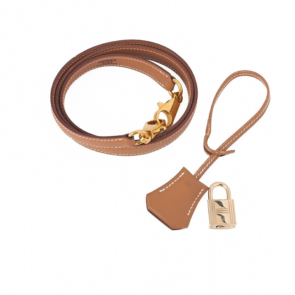 HERMES Kelly 32 Handbag Valenia External Stitching 2way Gold-Tone Hardware, Pre-Owned