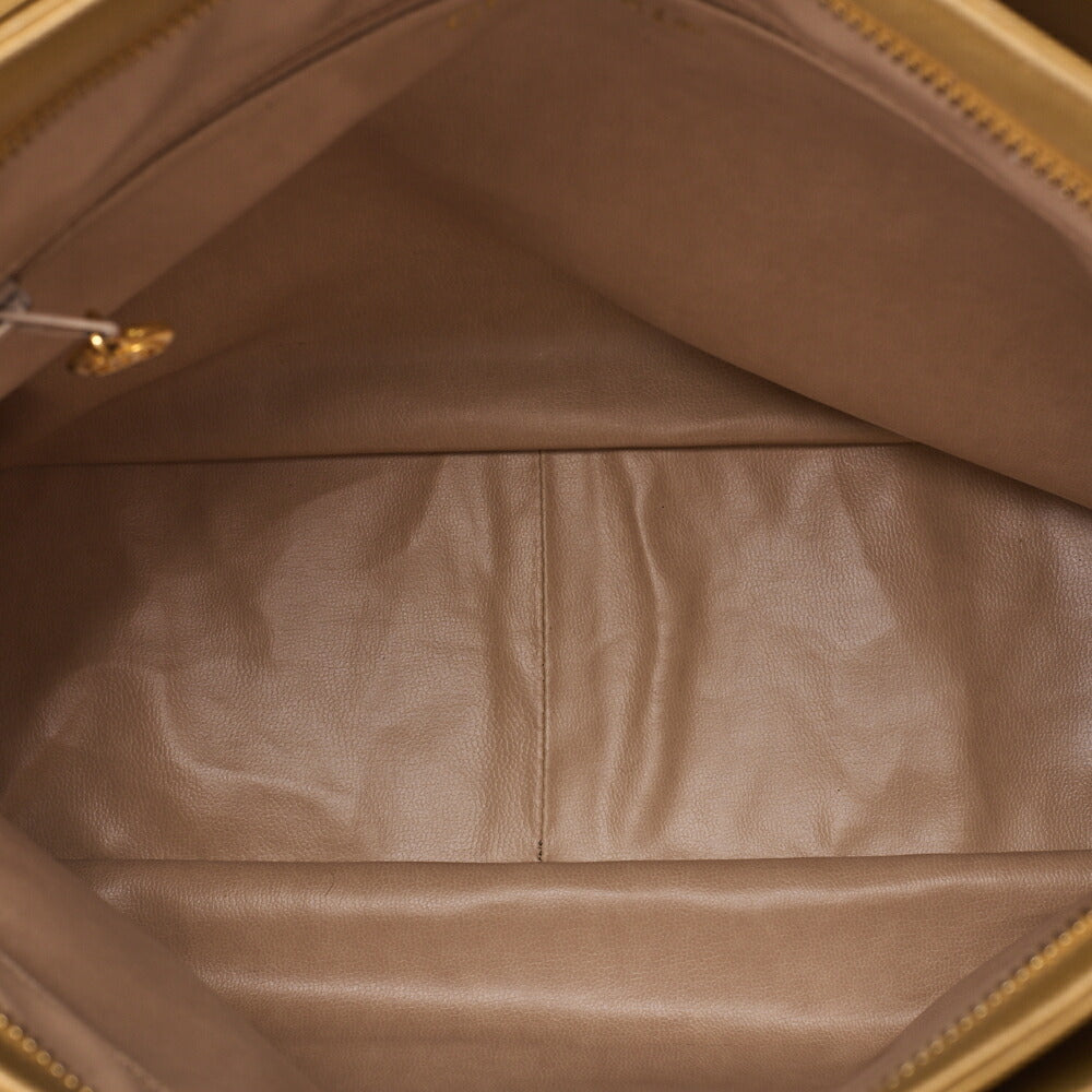 CHANEL Chain Shoulder Bag Matelasse Ball Charm Lace x Lambskin Gold-Tone Hardware, Pre-Owned