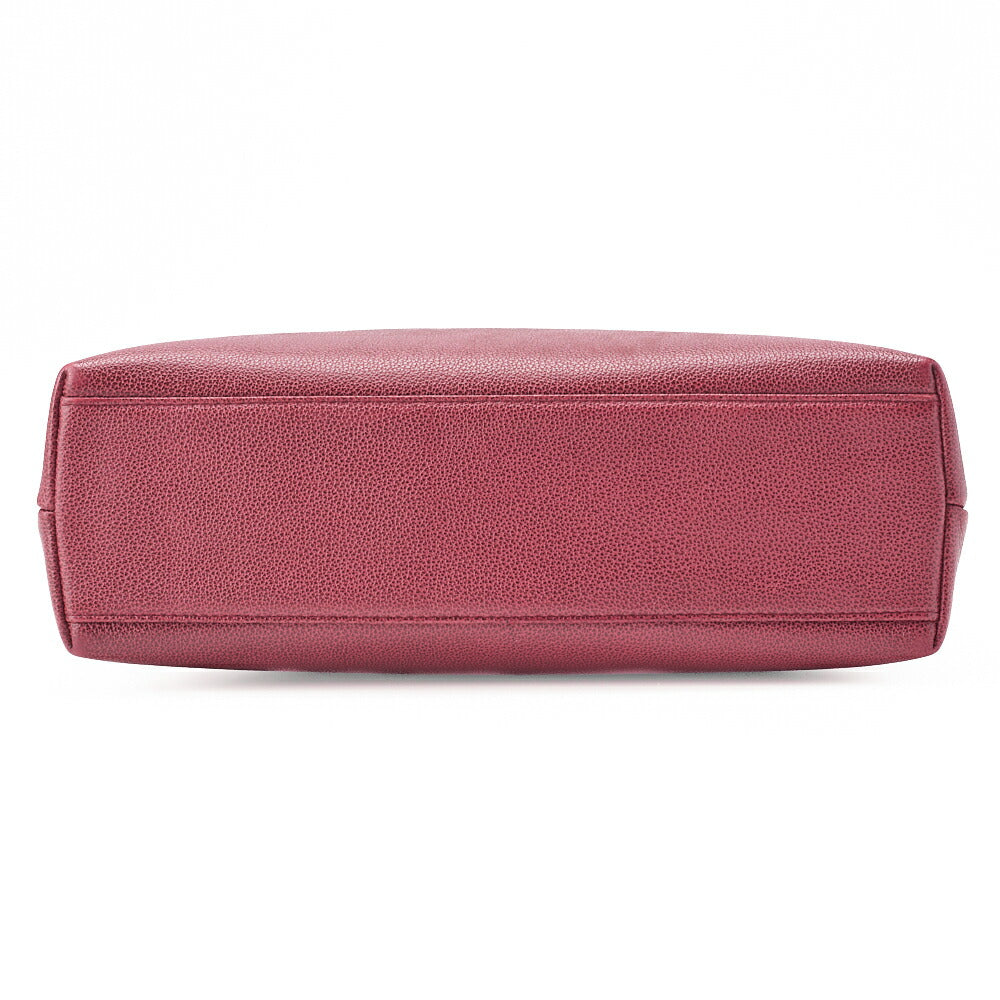 CHANEL Handbag Kelly Shape Caviar Skin Bolt black-Tone Hardware, Pre-Owned