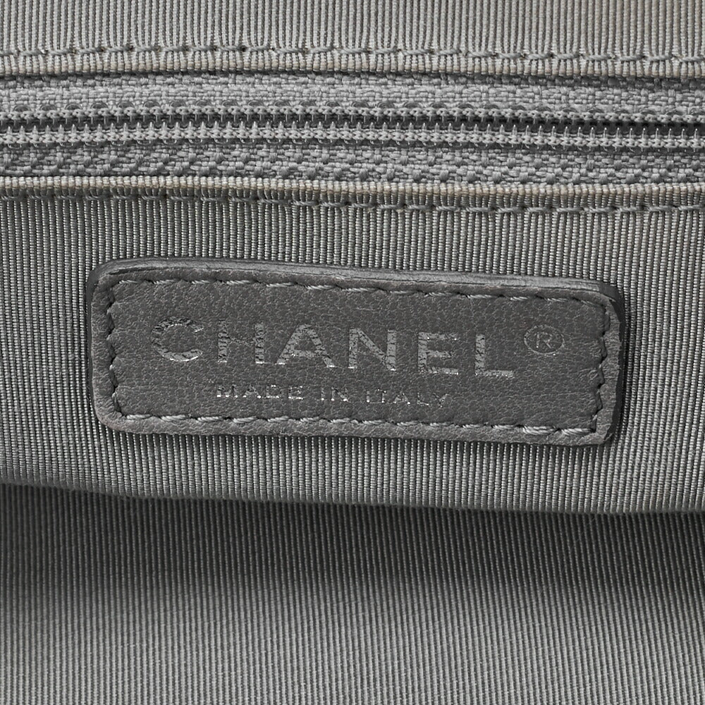 CHANEL Ultra Stitch Coco Mark Chain Shoulder Bag 2way Vintage Calf Black Silver-Tone Hardware, Pre-Owned