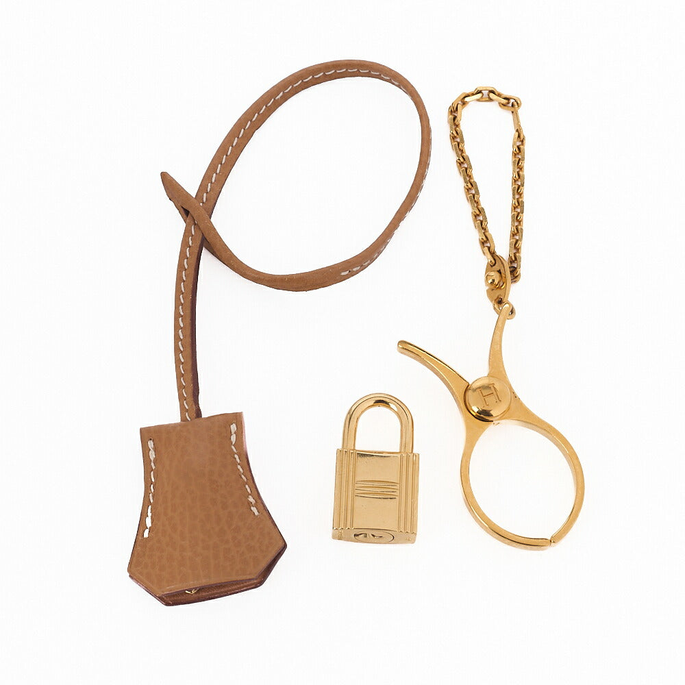 HERMES Birkin 35 Handbag Ardennes Natural Natuural Gold-Tone Hardware, Pre-Owned