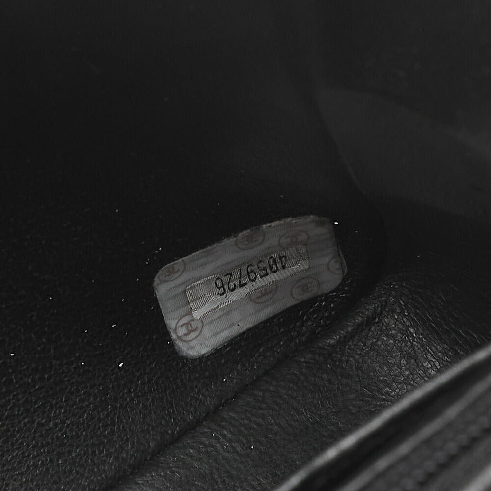 CHANEL Matelasse Diana Flap 25cm Chain Shoulder Lambskin Black Gold-Tone Hardware, Pre-Owned