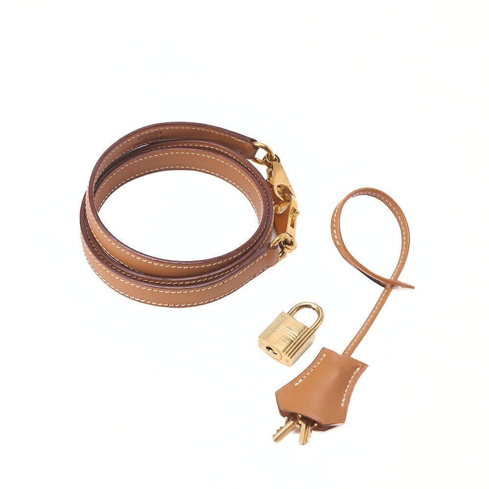 HERMES ボリード31 ハンドバッグ ショルダーバッグ シャモニー ナチュラル ゴールド金具 中古品