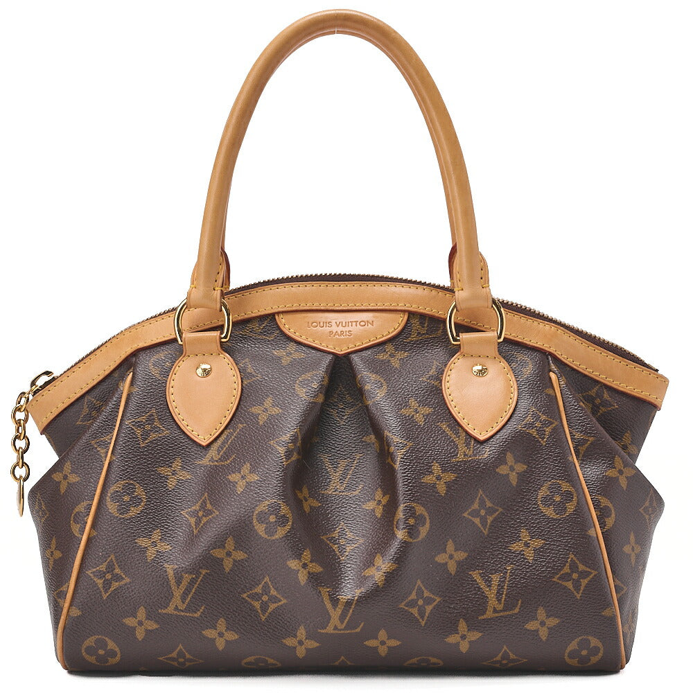 LOUIS VUITTON Louis Vuitton Monogram Tivoli PM Handbag Brown M40143 Gold-Tone Hardware, Pre-Owned