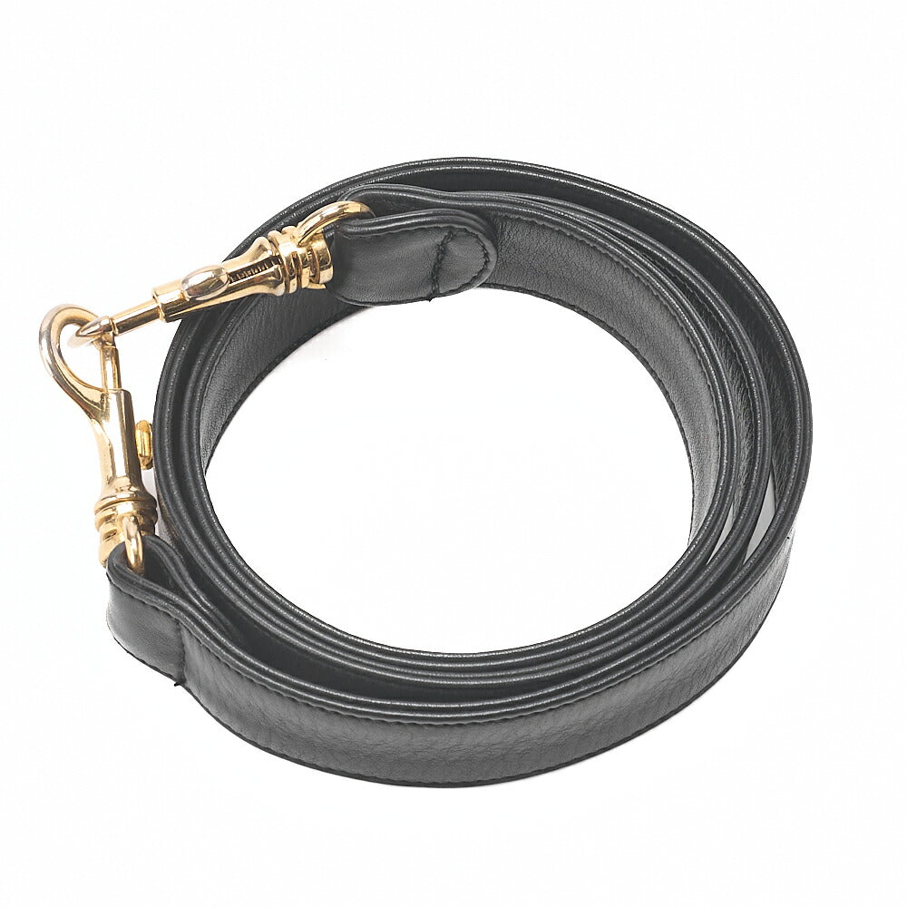 CHANEL ラムスキン シェブロン バイカラー 2way バニティ ショルダーバッグ ブラック ゴールド金具 中古品