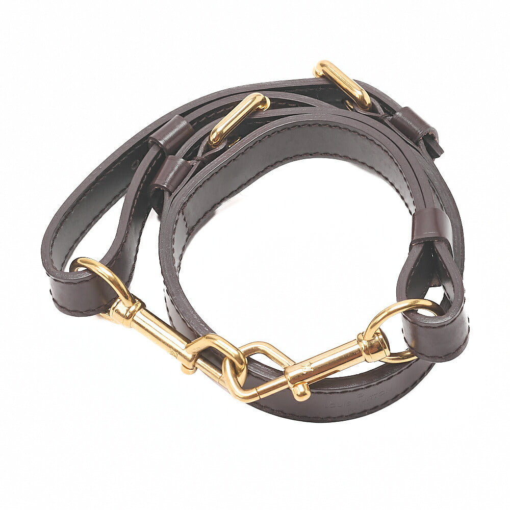 ルイヴィトン LOUIS VUITTON ダミエ トレヴィPM ハンドバッグ N51997 ダミエ エベヌ ブラウン ゴールド金具 中古