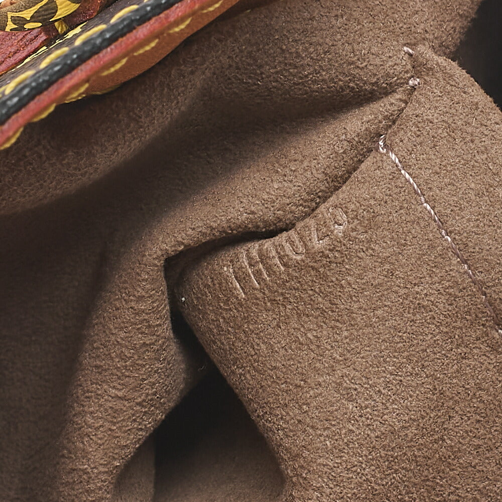 LOUIS VUITTON Louis Vuitton Monogram Multicolor Eodora Handbag M40048 Black Gold-Tone Hardware, Pre-Owned