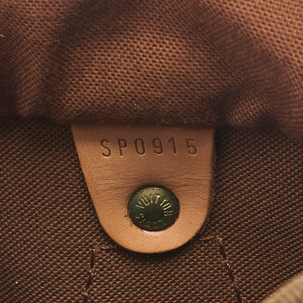 LOUIS VUITTON Louis Vuitton Monogram Speedy 25 Handbag Brown Gold-Tone Hardware, Pre-Owned