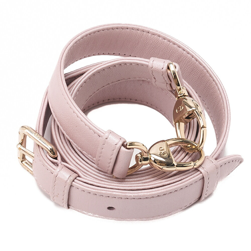 Dior Lady Dior Cannage 2-Way Handbag Lambskin Pink Silver-Tone Hardware, Pre-Owned