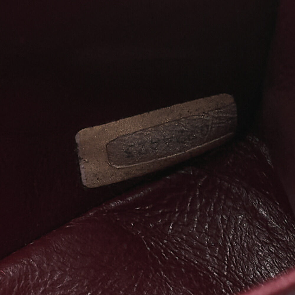 CHANEL Lambskin Matelasse Double Flap 25cm Square Chain Shoulder Black Gold-Tone Hardware, Pre-Owned