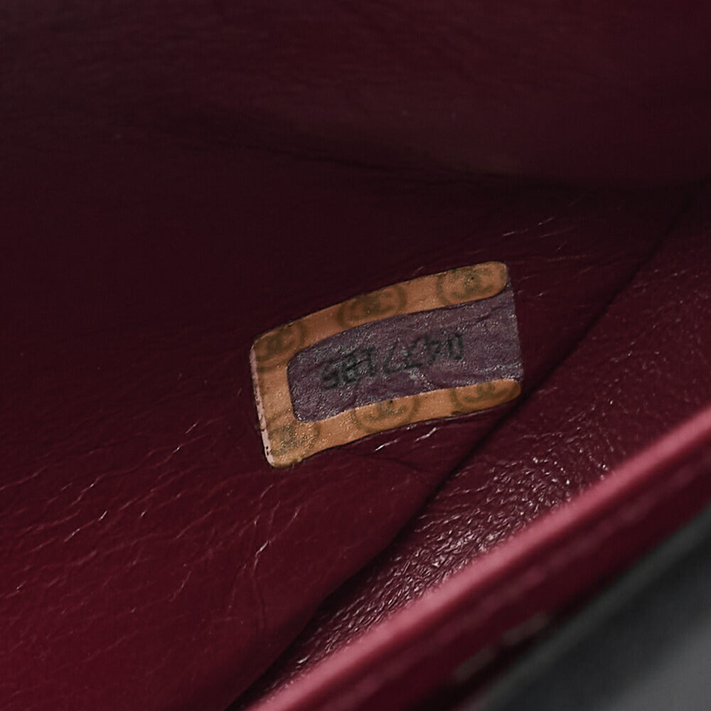 CHANEL Lambskin Matelasse Round Push Lock Chain Shoulder Black Gold-Tone Hardware, Pre-Owned