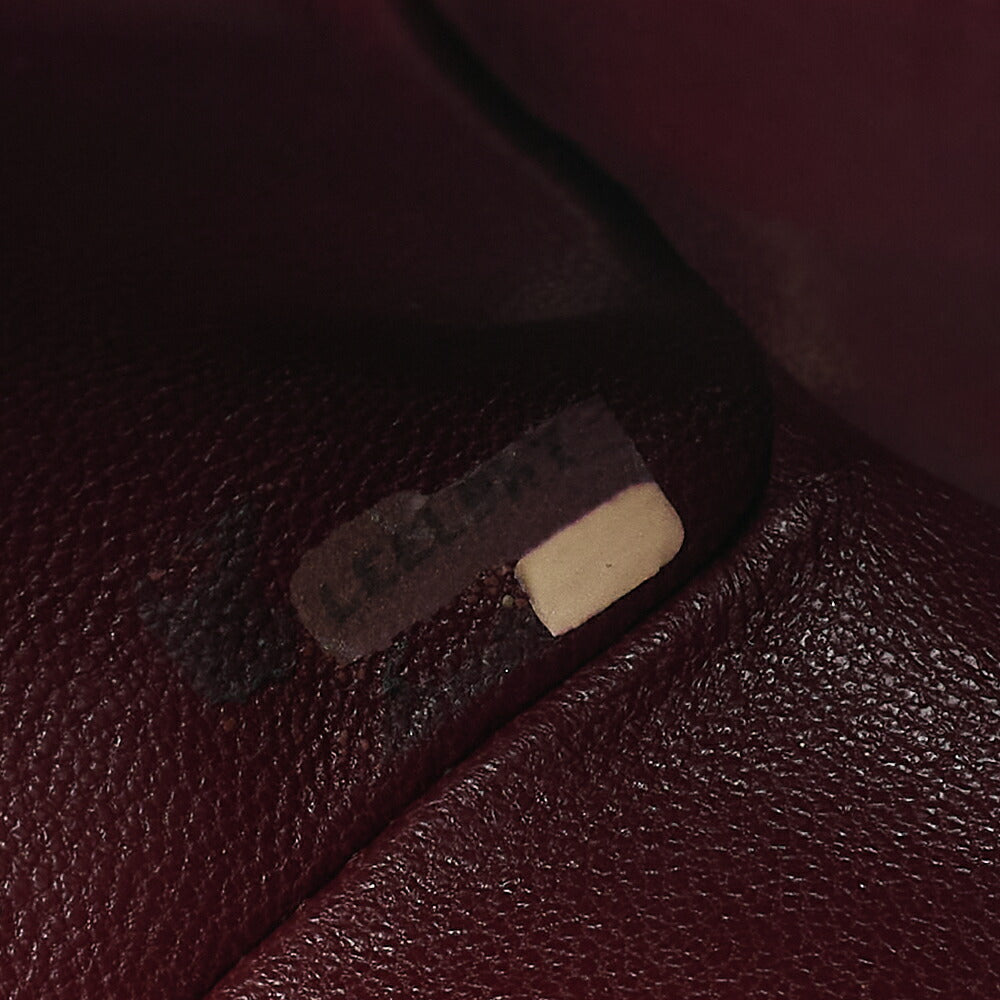 CHANEL Lambskin Matlassse Full Flap 19cm Chain Shoulder Black Gold-Tone Hardware, Pre-Owned