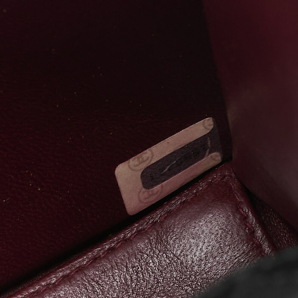 CHANEL Lambskin Matrasse Trapezoidal 2.55 Turnlock Single Flap Chain Shoulder Black Gold-Tone Hardware, Pre-Owned