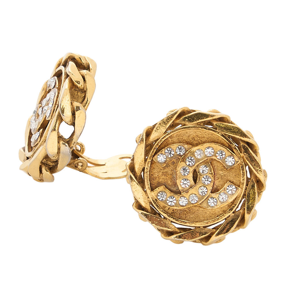 CHANEL ココマーク イヤリング 23B ゴールド ゴールドトーン金具 中古品