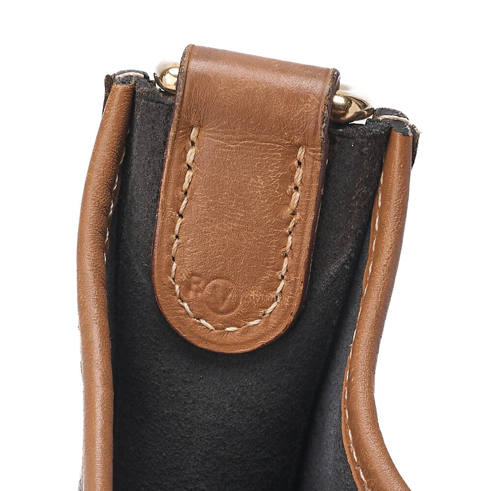 HERMES Evelyn GM 1 Shoulder Bag Ardennes Black x Brown Gold-Tone Hardware, Pre-Owned