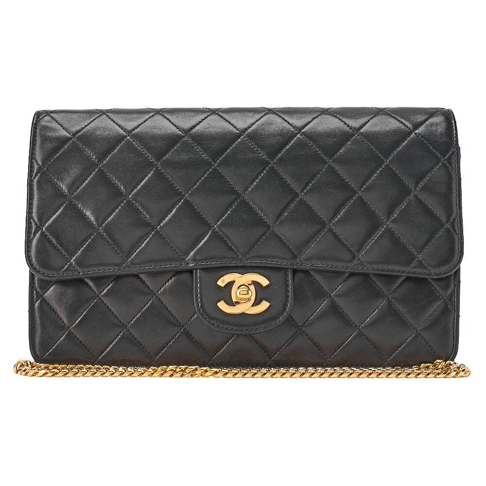 シャネル CHANEL マトラッセ 25cm ラムスキン ダブルフラップ チェーン 