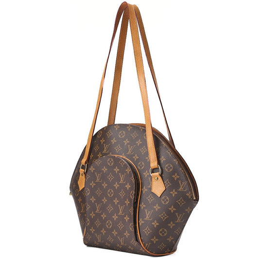 LOUIS VUITTON Louis Vuitton Monogram Ellipse Shopping M51128 Brown Shoulder Bag Gold-Tone Hardware, Pre-Owned