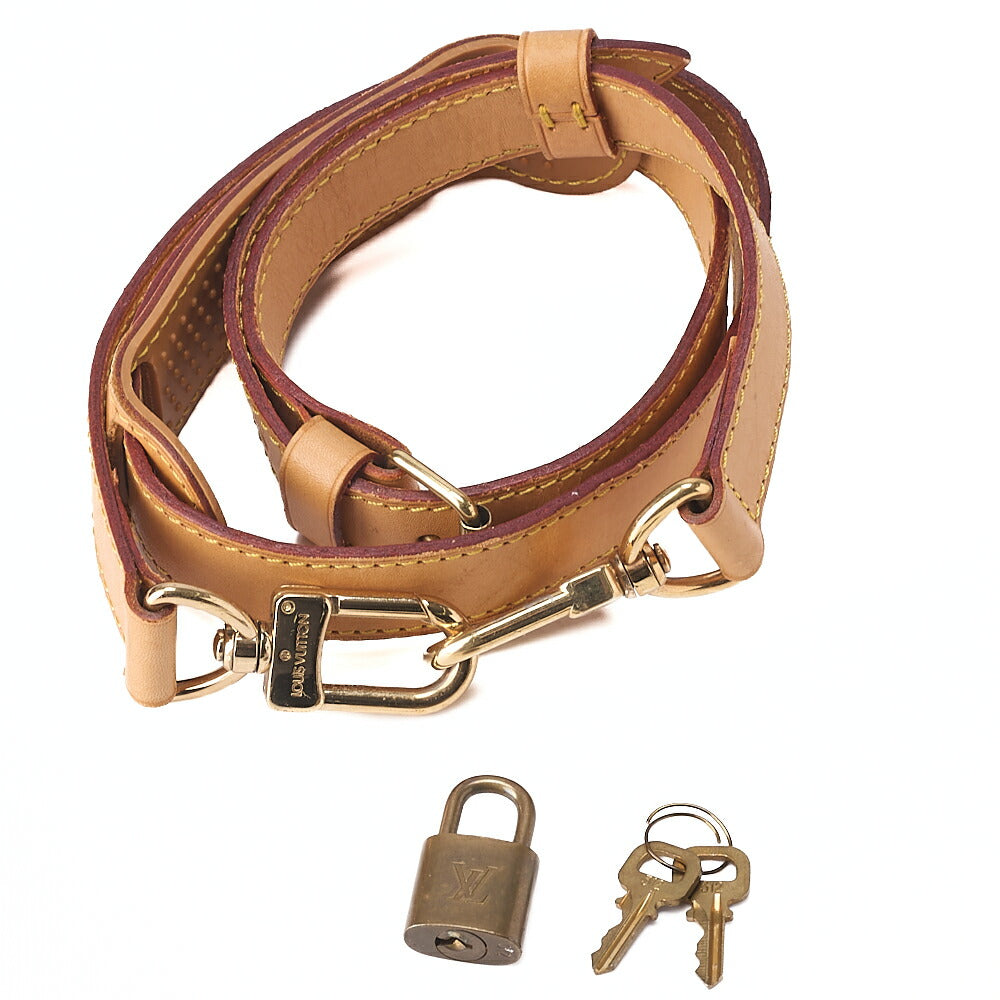 LOUIS VUITTON ルイヴィトン モノグラム キーポル60 ボストンバッグ M41422 ブラウン ゴールド金具 中古