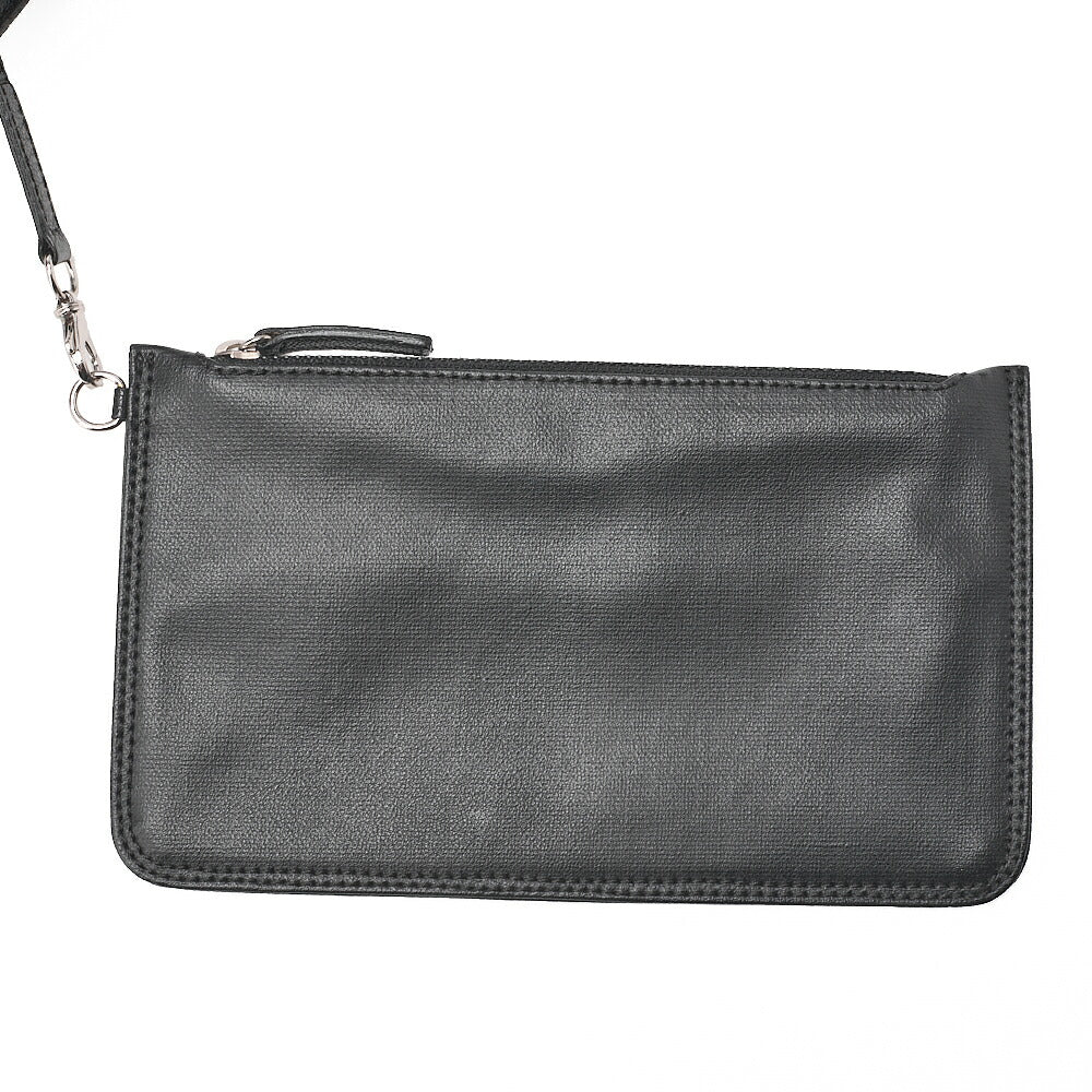 CHANEL トートバッグ コーティングキャンバス パリビアリッツGM ココチャーム 黒 シルバー金具 中古
