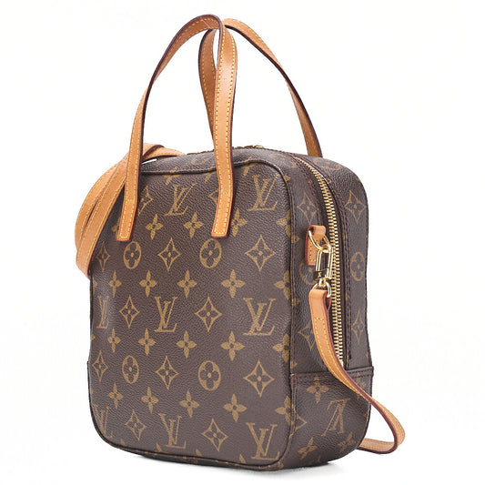 LOUIS VUITTON Louis Vuitton Monogram Spontini 2WAY Handbag M51242 Gold-Tone Hardware, Pre-Owned