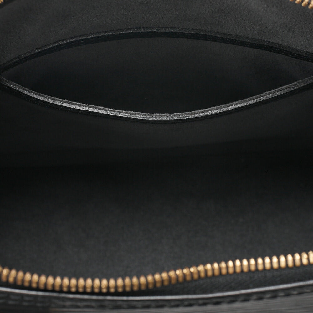 LOUIS VUITTON Louis Vuitton Epi Alma PM Handbag M40302 Noir Gold-Tone Hardware, Pre-Owned