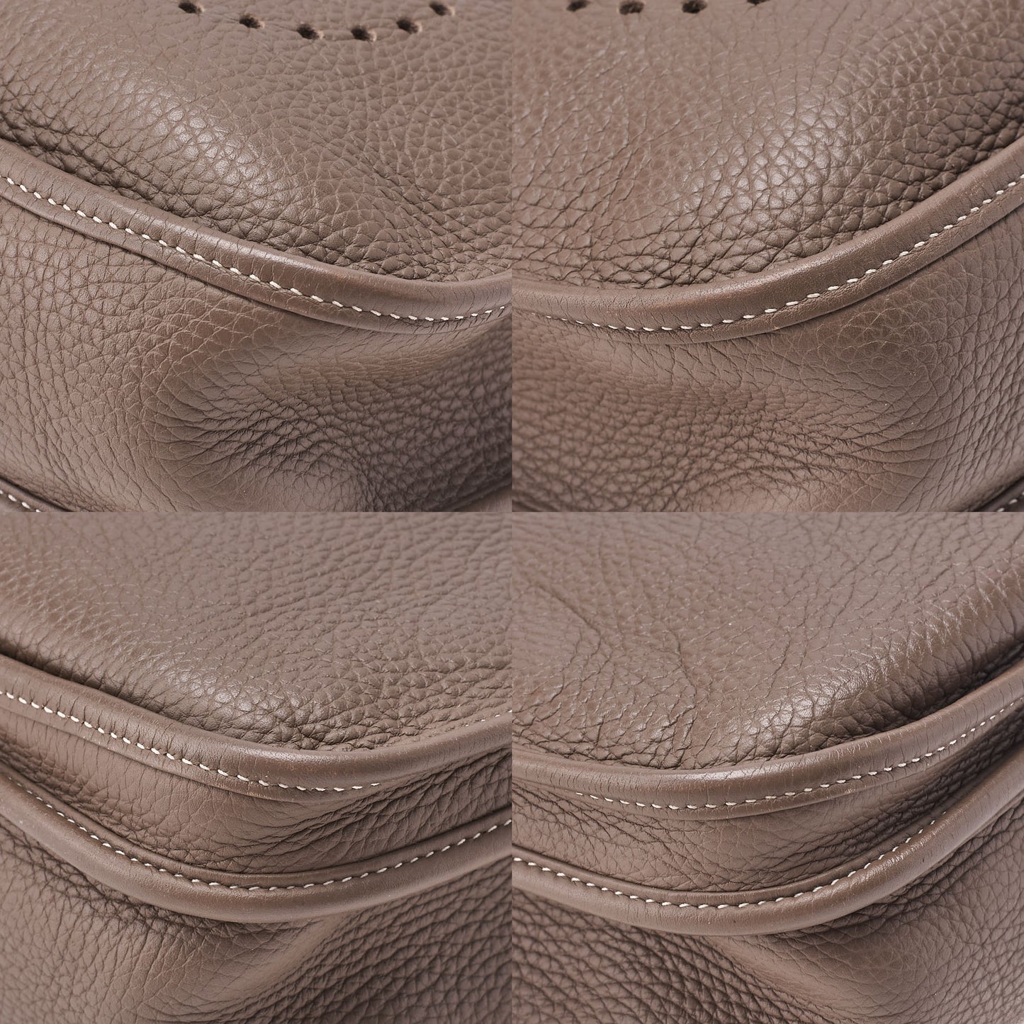 HERMES Hermes Eveline 3GM Trois Trion C?mence Shoulder Bag Etope Silver-Tone Hardware, Pre-Owned