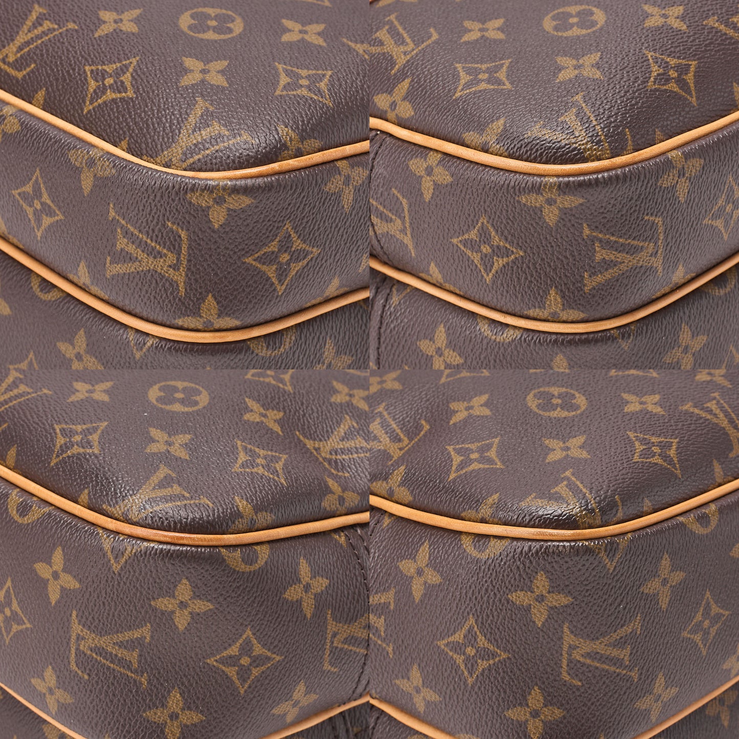 LOUIS VUITTON Louis Vuitton Monogram Reporter PM Shoulder Bag Monogram Brown Gold-Tone Hardware, Pre-Owned