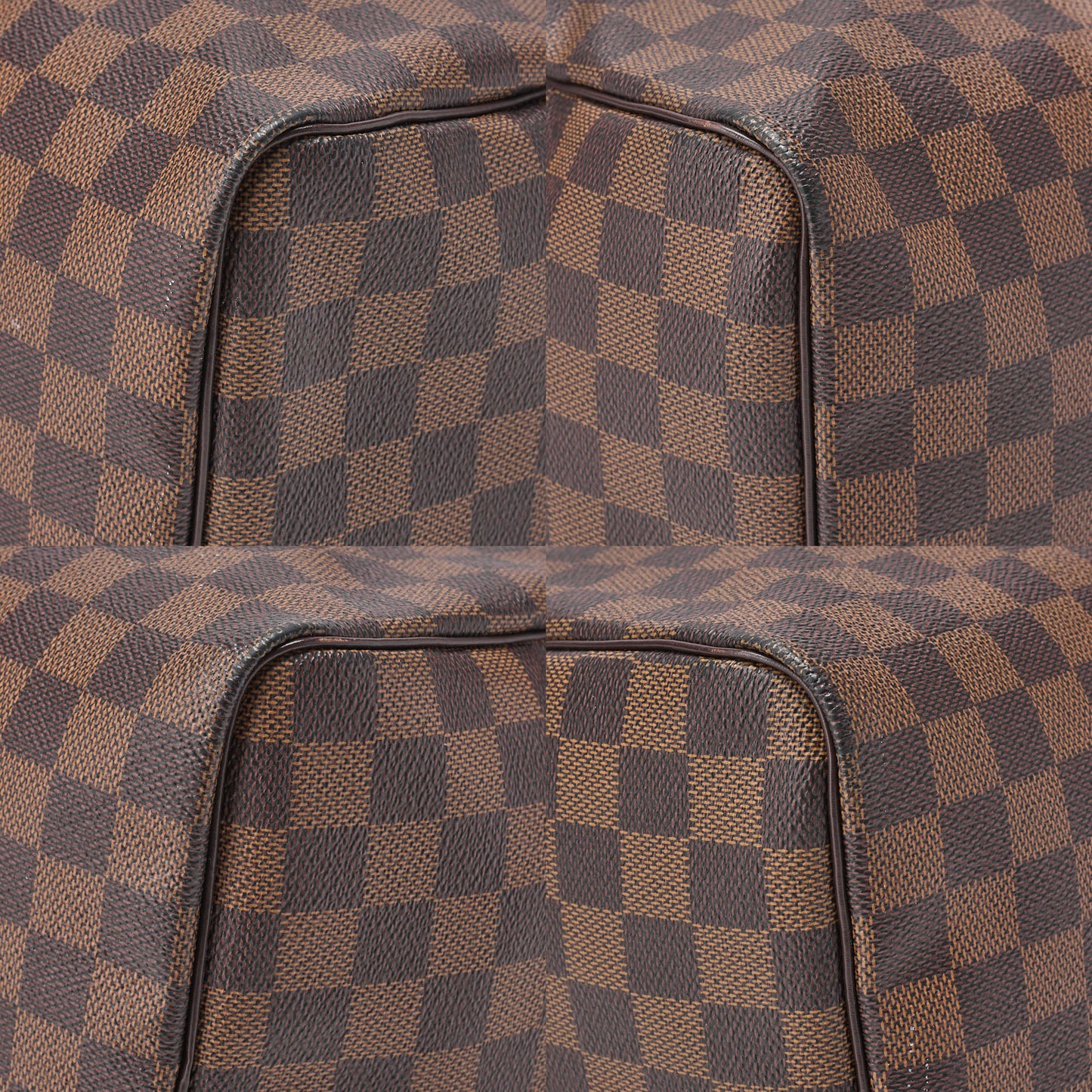 LOUIS VUITTON Louis Vuitton Damier Speedy 35 Handbag N41523 Brown Gold-Tone Hardware, Pre-Owned