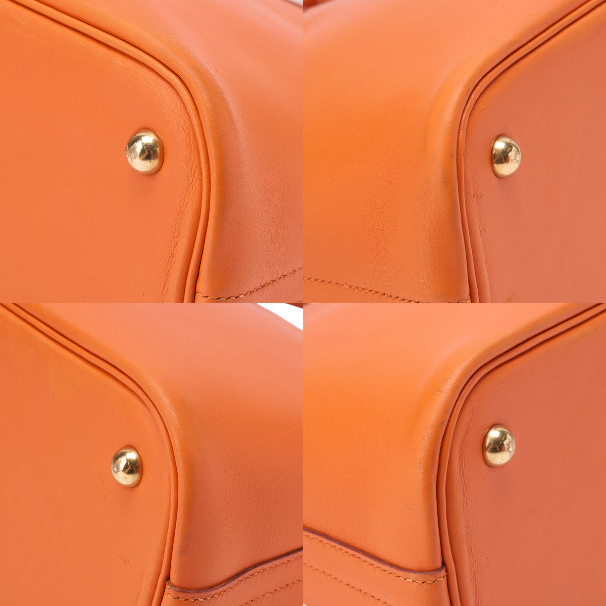 Hermes Hermes Bolide 31 Handbag Shoulder Bag Gulliver Orange Gold-Tone Hardware, Pre-Owned