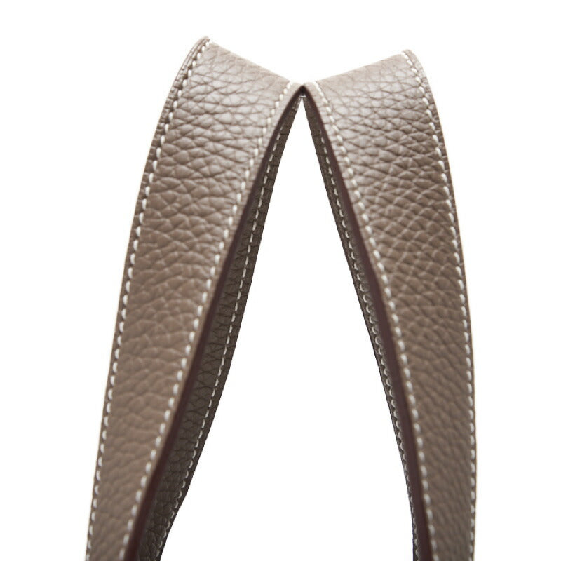 HERMES Picotin Rock MM Handbag, Tryon Clemence, Rouge Coo, Silver-Tone Hardware, Pre-Owned - Vintage La Charme