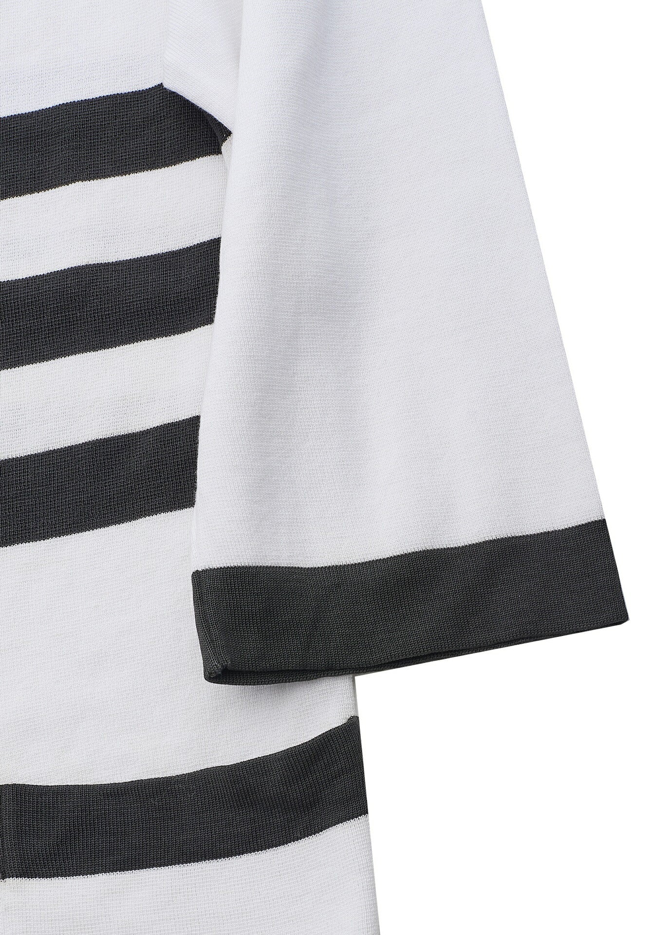 CHANEL Cardigan Knit Sweater Jacket, Long Sleeve, Cotton, White, Gold-Tone Hardware, Pre-Owned - Vintage La Charme