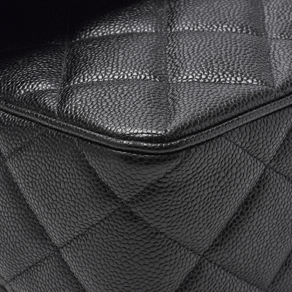 CHANEL Shoulder Bag, Deca Matelasse, Coco Chain Shoulder, Caviar Skin, Black, Gold-Tone Hardware, Pre-Owned - Vintage La Charme