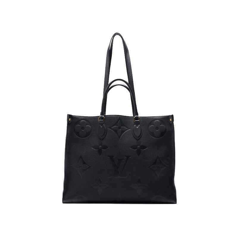 Louis Vuitton Tote Bag On The Go GM Monogram Unplant Noir Gold-Tone Hardware Pre-Owned - Vintage La Charme