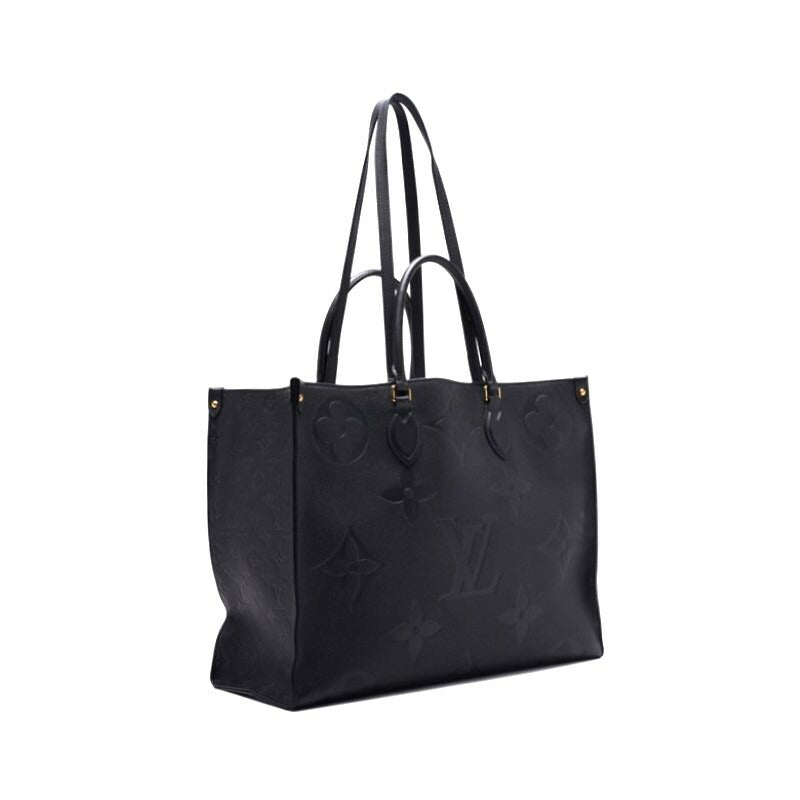 Louis Vuitton Tote Bag On The Go GM Monogram Unplant Noir Gold-Tone Hardware Pre-Owned - Vintage La Charme
