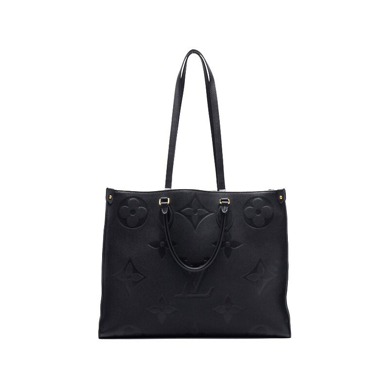Louis Vuitton Tote Bag On The Go GM Monogram Unplant Noir Gold-Tone Hardware Pre-Owned - Vintage La Charme