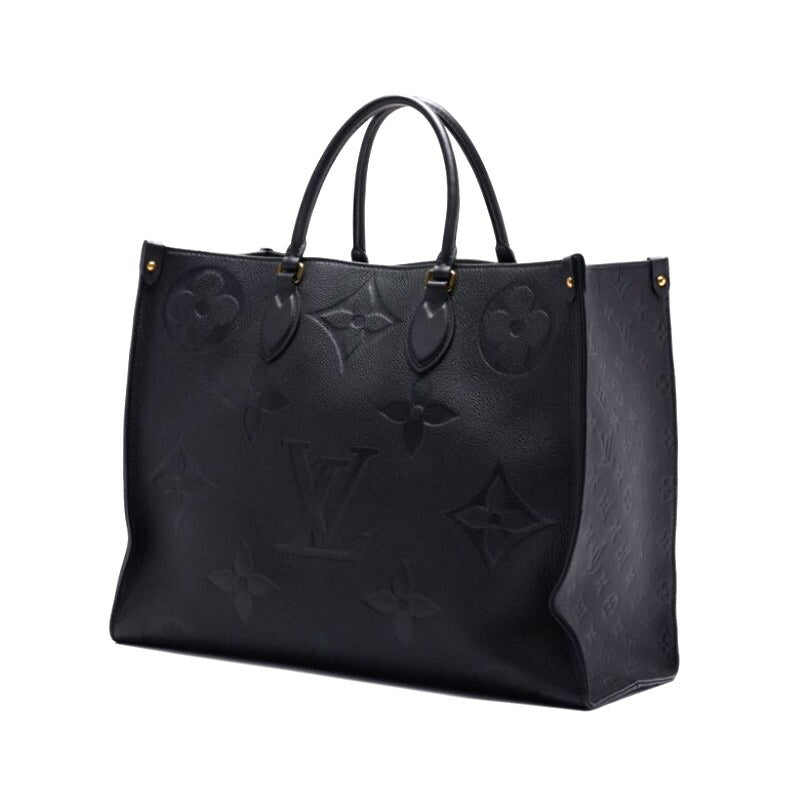 Louis Vuitton Tote Bag On The Go GM Monogram Unplant Noir Gold-Tone Hardware Pre-Owned - Vintage La Charme